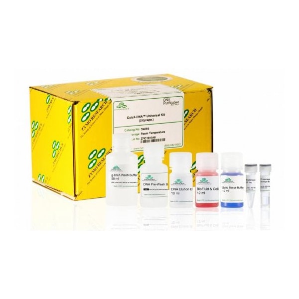 Zymo Research QuickDNA Miniprep Plus Kit, 200 Preps ZD4069 Zoro